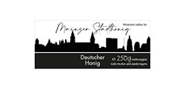 Design Stadthonig Mainz weißer Himmel 250g rechteckig