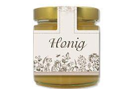 Honigetikett modern Nr.14 B 500g