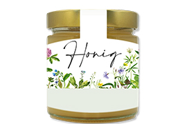 Honigetikett modern Nr.15 C 500g