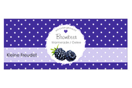 Design rechteckig Brombeere