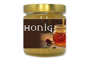 Honigetikett Natur Nr.14 500g rechteckig 