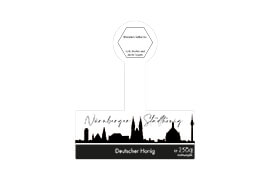 Design Stadthonig Nürnberg weißer Himmel 250g mit Gewährverschluss 