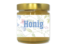 Honigetikett modern Nr.10 500g rechteckig 