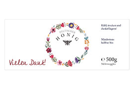 Design Geschenketikett Nr.15 A 500g rechteckig 