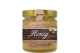 Honigetikett Waldhonig klassisch Nr.01 A 250g