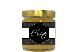 Honigetikett modern Nr.33 250g rechteckig 