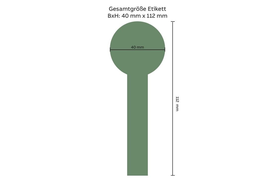 Selbstgestaltung - Siegelstreifen