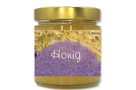 Honigetikett Phacelia Nr.01 500g rechteckig 