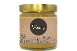 Honigetikett modern Nr.46 500g rechteckig 