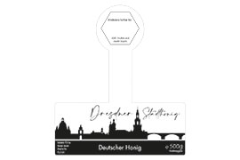 Design Stadthonig Dresden weißer Himmel 500g mit Gewährverschluss 