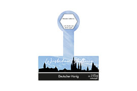 Design Stadthonig Wiesbaden blauer Himmel 250g mit Gewährverschluss 