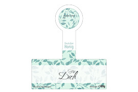 Design Geschenketikett Nr.02 B 500g mit Gewährverschluss