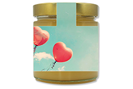 Honigetikett Geschenk 250g mit Gewährverschluss – Nr.01