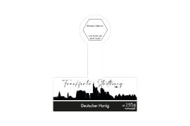 Design Stadthonig Frankfurt weißer Himmel 250g mit Gewährverschluss 