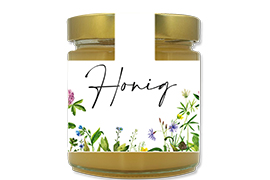 Honigetikett modern Nr.15 B 500g 