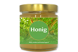 Honigetikett Wald Nr.02 500g rechteckig 