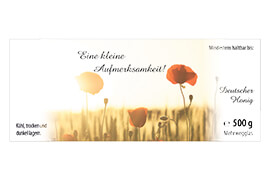 Design Geschenketikett Nr.24 A 500g rechteckig 