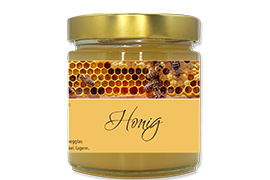Honigetikett Natur Nr.27 500g rechteckig 