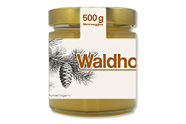 Honigetikett Waldhonig Nr.3 B 500g