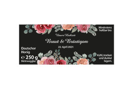 Design Hochzeitsetikett Nr.04 A 250g rechteckig 