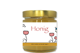 Honigetikett modern Nr.36 250g rechteckig 