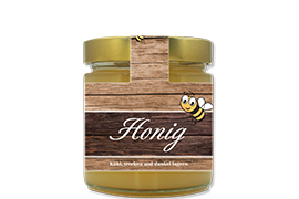 Honigetikett Waldhonig klassisch Nr.01 B 250g