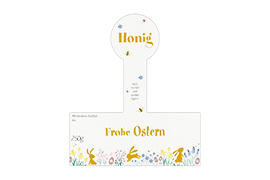 Osteretikett 250g Nr.01 mit Veredelung