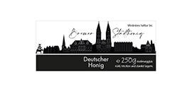 Design Stadthonig Bremen weißer Himmel 250g rechteckig