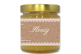 Honigetikett modern Nr.38 500g rechteckig 