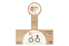 Design Geschenketikett Nr.12 B 500g mit Gewährverschluss