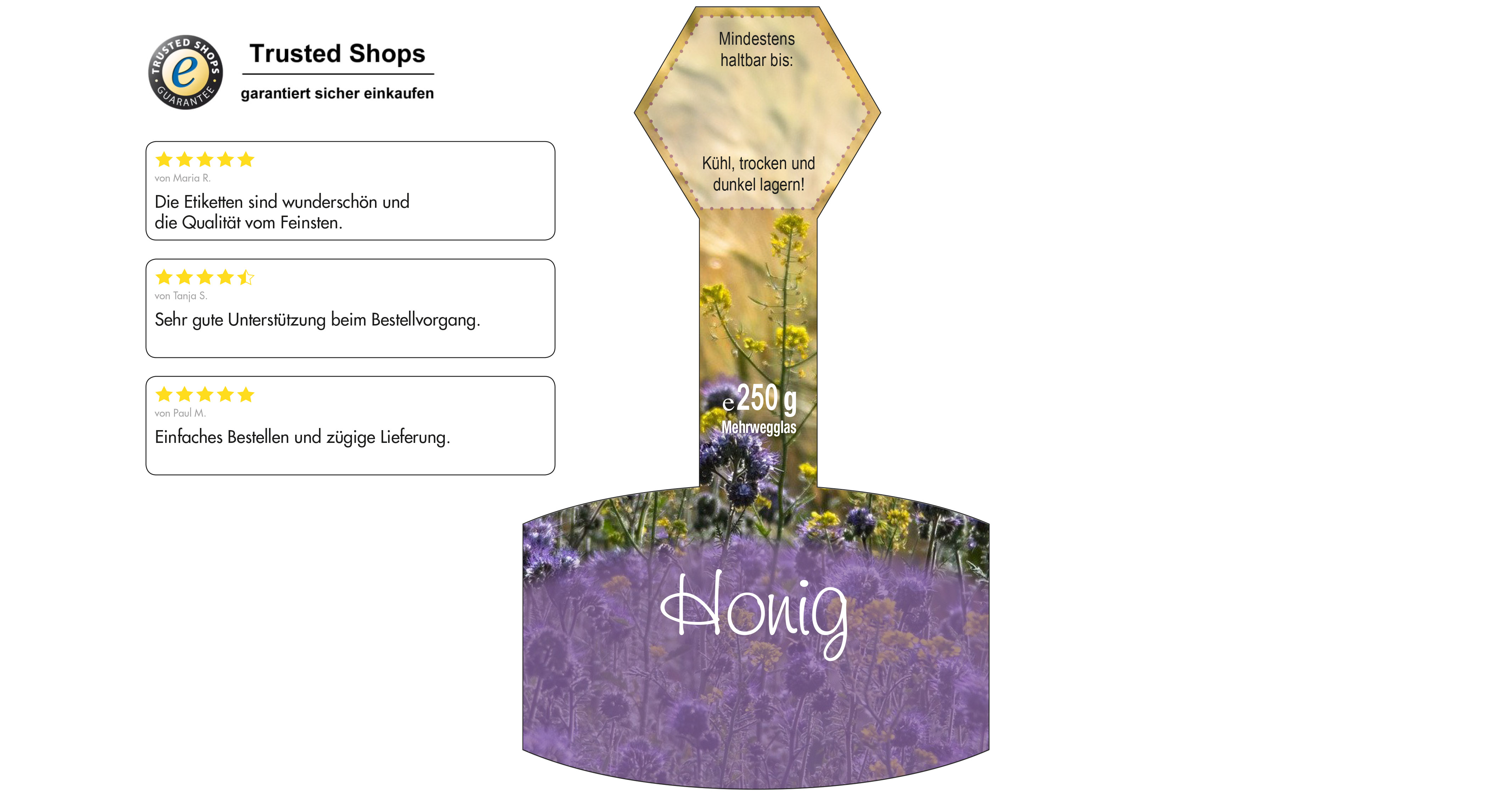 Honigetikett Phacelia Nr.01 C 250g