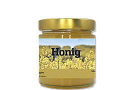 Honigetikett Raps Nr.05 250g rechteckig 