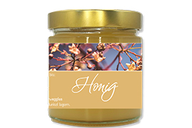 Honigetikett Natur Nr.09 500g rechteckig 