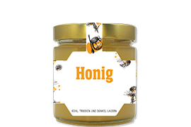 Honigetikett modern Nr.12 A 250g