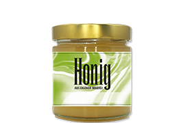 Honigetikett klassisch Nr.04 250g rechteckig 