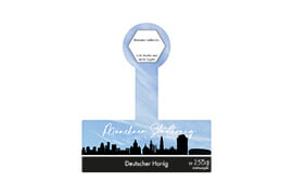 Design Stadthonig München blauer Himmel 250g mit Gewährverschluss 