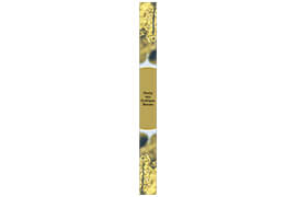 Siegelstreifen Rapsblüte natur 04 rechteckig lang