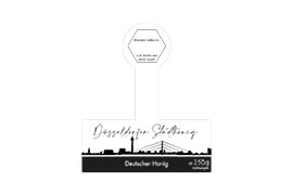 Design Stadthonig Düsseldorf weißer Himmel 250g mit Gewährverschluss 