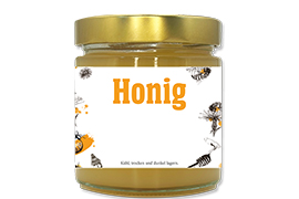 Honigetikett modern Nr.12 500g rechteckig 