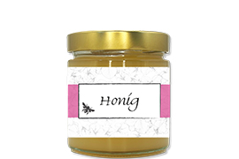 Honigetikett modern Nr.32 250g rechteckig 