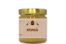 Honigetikett klassisch Nr.18 250g rechteckig 