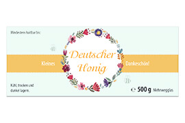 Design Geschenketikett Nr.21 A 500g rechteckig 