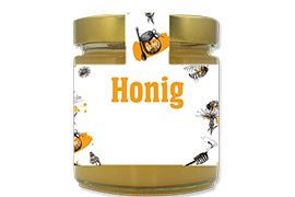 Honigetikett modern Nr.12 B 500g