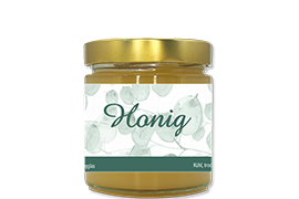 Honigetikett modern Nr.53 250g rechteckig 