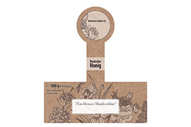 Design Geschenketikett Nr.20 B 500g mit Gewährverschluss