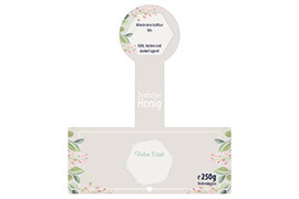 Design Geschenketikett Nr.10 B 250g mit Gewährverschluss