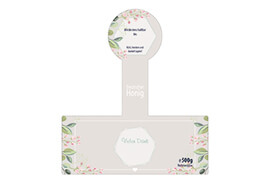 Design Geschenketikett Nr.10 B 500g mit Gewährverschluss