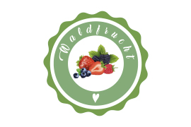 AMAZON - Marmeladenaufkleber Waldfrucht rund konturgestanzt 