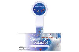 Design Geschenketikett Nr.01 B 250g mit Gewährverschluss