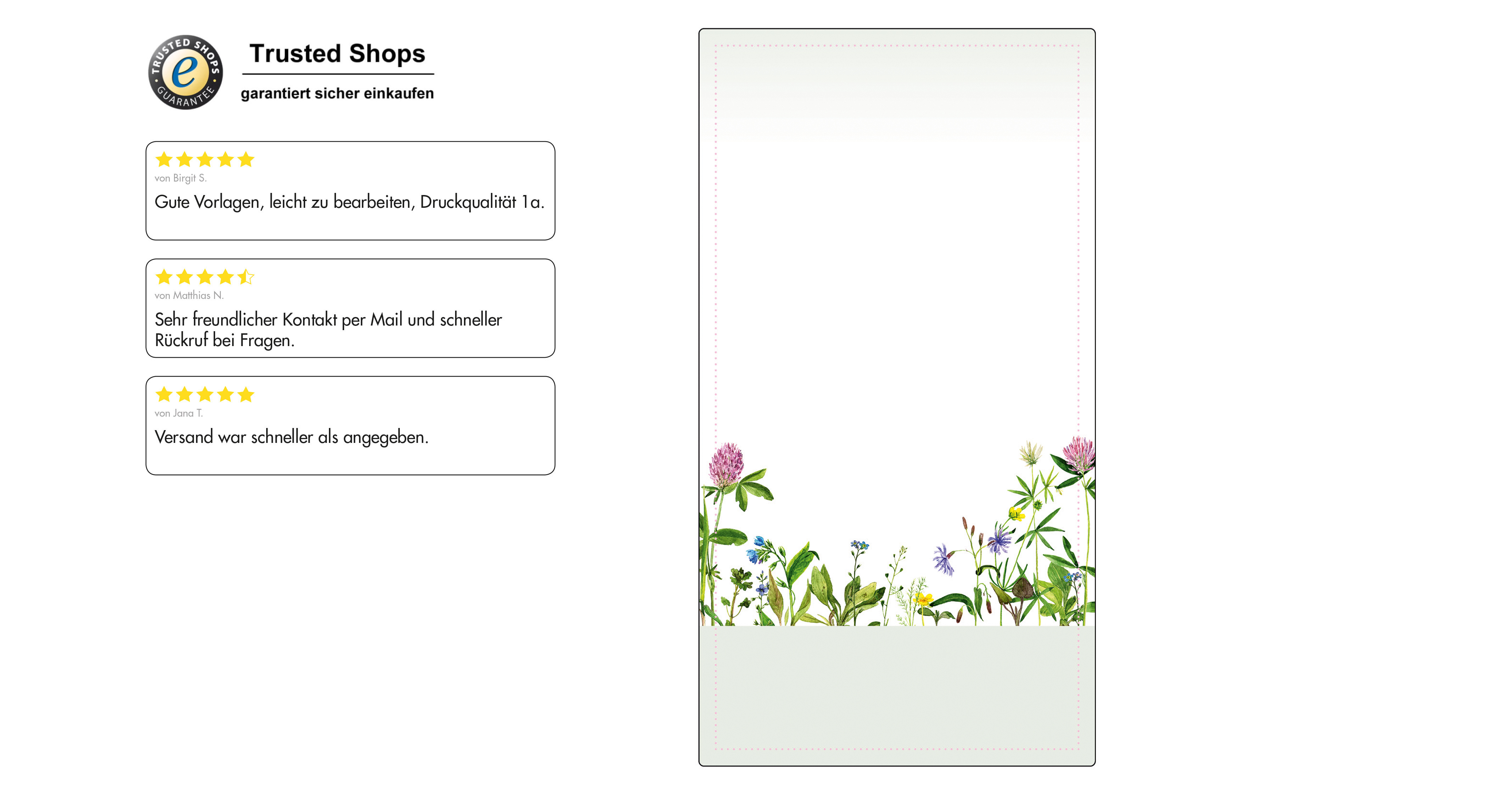 Etikett neutral rechteckig groß Nr.15
